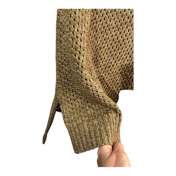 MM Couture | Multi Brown Toned Crewneck Pullover Sweater - Picture 5 of 12